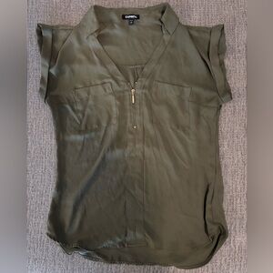 Green blouse